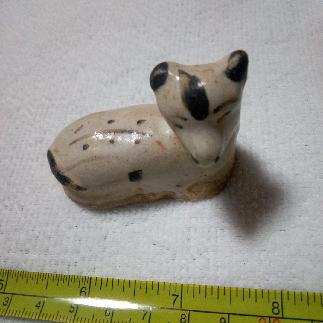 中国陶磁器　磁州窯　犬