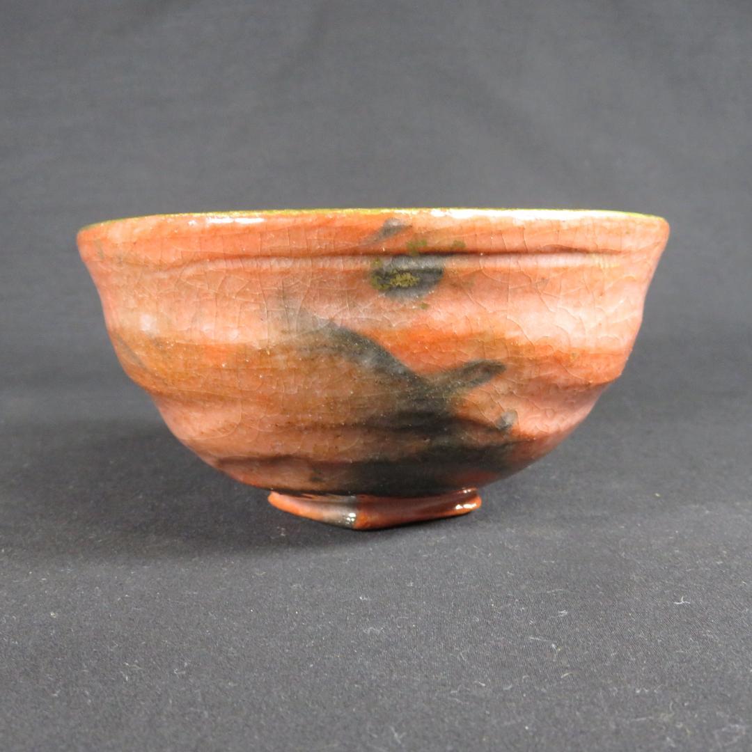 嶋台茶碗 金銀 松楽 楽茶碗 茶碗 茶道具 茶器 抹茶碗 木箱 共箱