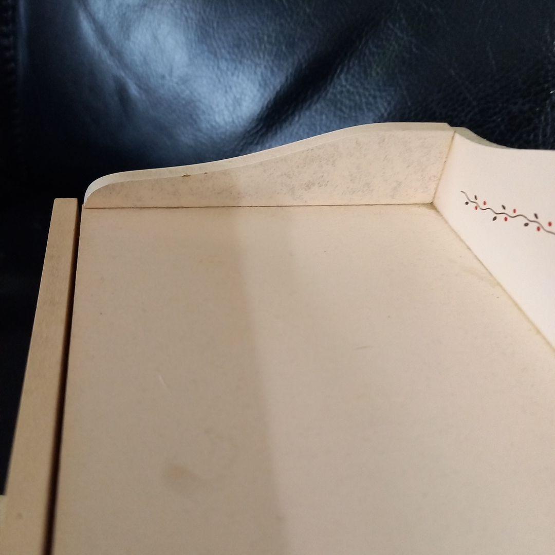 お値引き不可【古道具】1986年サンリオマロンクリーム小物入れチェスト