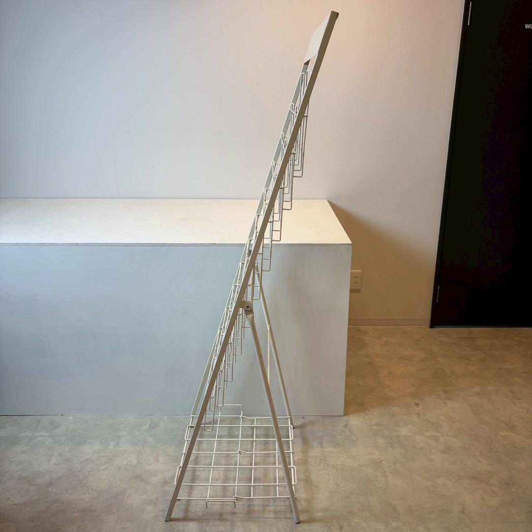 カタログスタンド　パンフレットスタンド　2列10段　折りたたみ可能