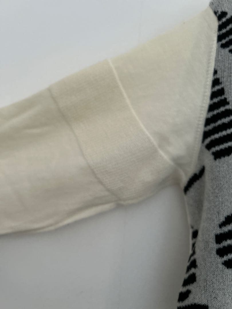 【美品】大きいサイズBlack&White レディースセーター