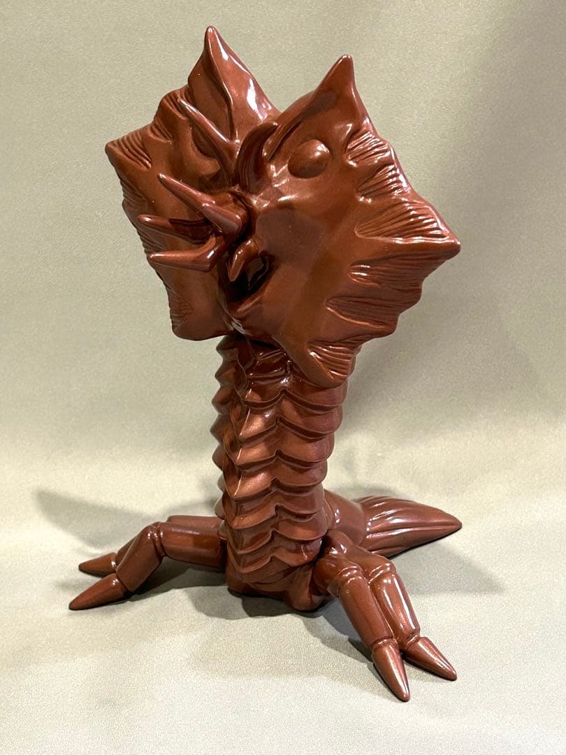 福袋 レア ウルトラセブン　ビラ星人　M1号　銅色　ソフビ　怪獣 フィギュア