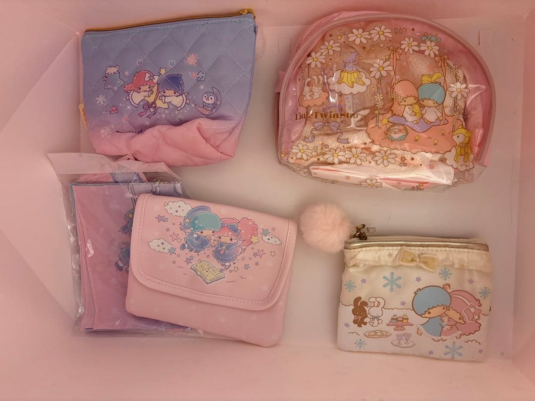 レア　リトルツインスターズ キキララ　ポーチ　ぬいぐるみ　ピューロ