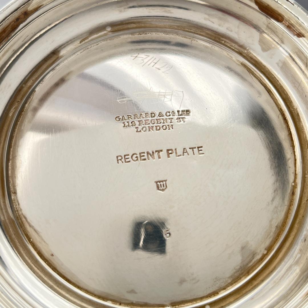 【 Garrard & Co. 】 アールデコ ティーポット【シルバープレート】