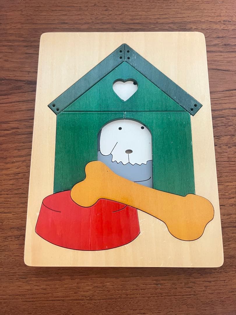 ジョージラックパズル　希少なアンティーク品 動物テーマ 木製パズル7セット