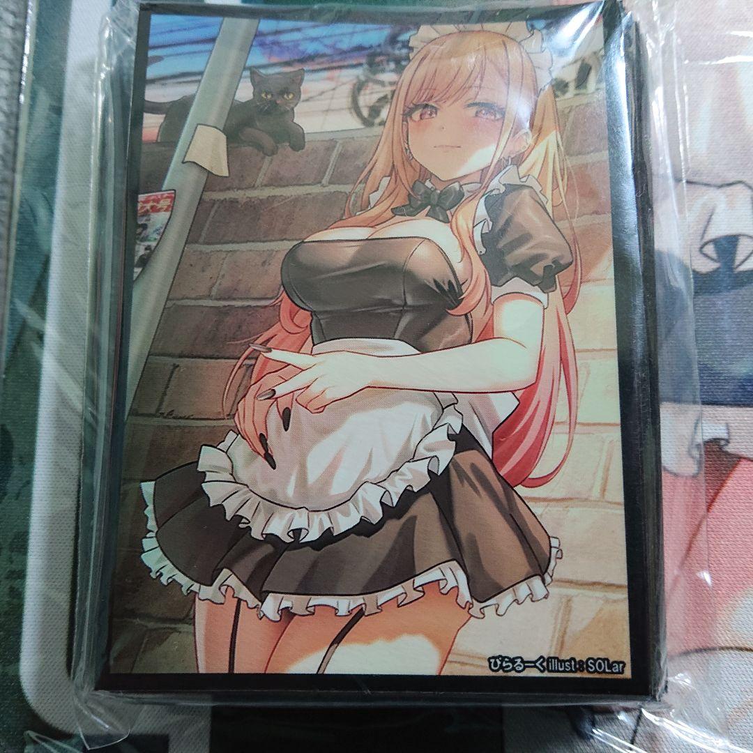 α1 着せ恋 メイド服&黒猫 喜多川海夢 スリーブ&プレイマット