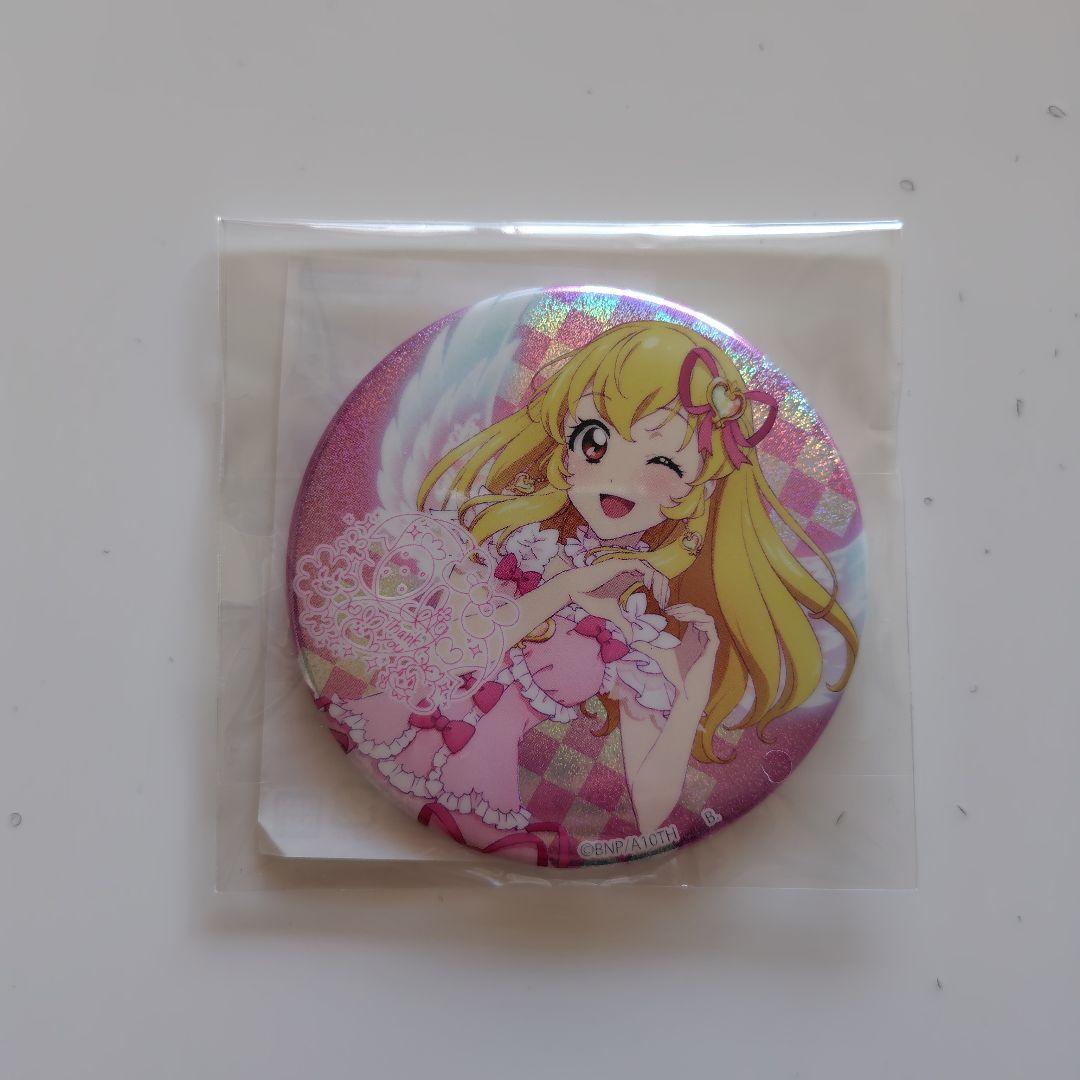 アイカツ　いちごちゃん　オーロラキス缶バッジ