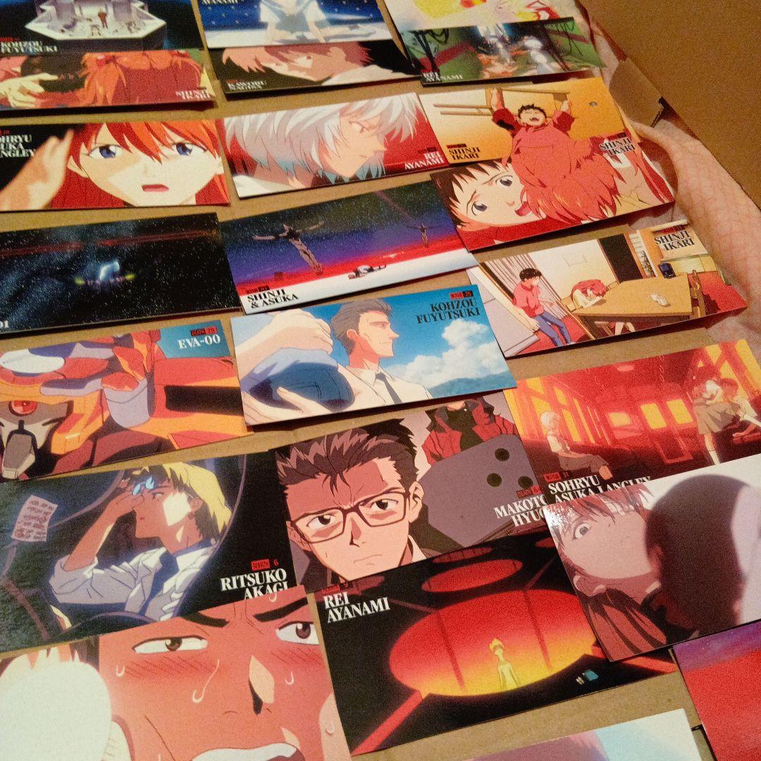 新世紀エヴァンゲリオン ワイド版トレーディングカードセット 80枚ダブり無し