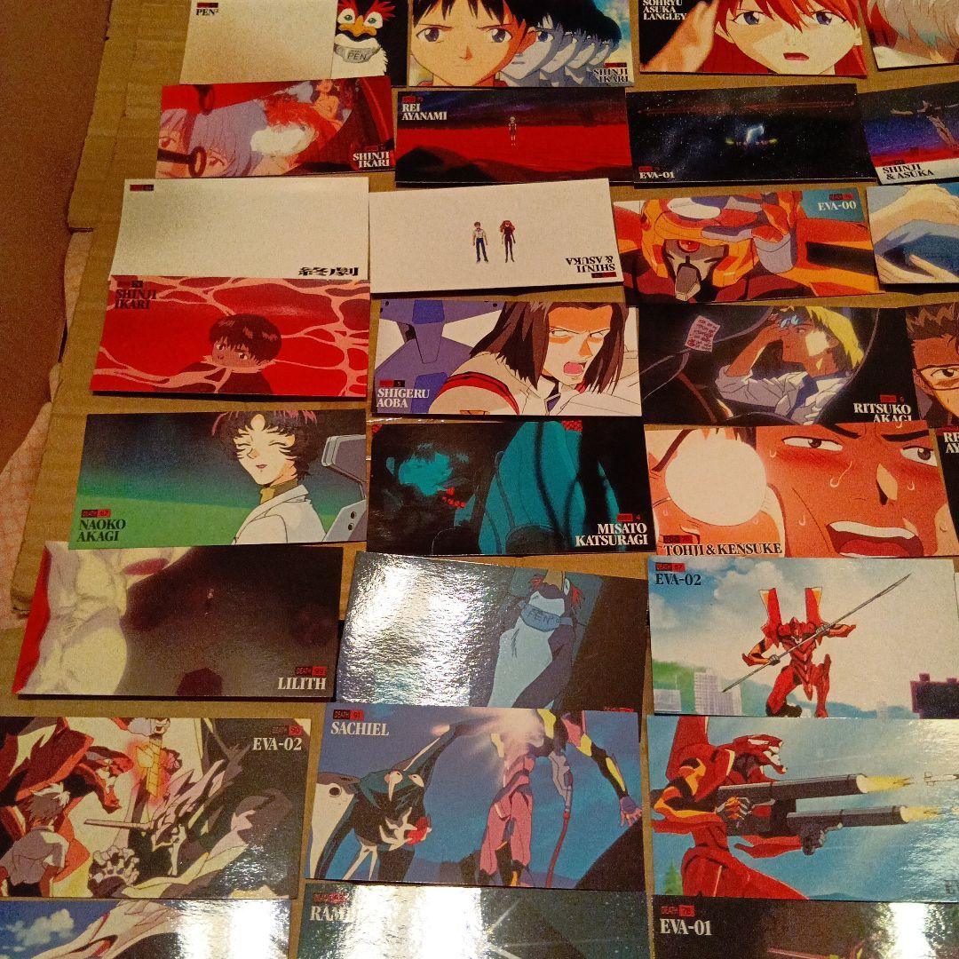 新世紀エヴァンゲリオン ワイド版トレーディングカードセット 80枚ダブり無し