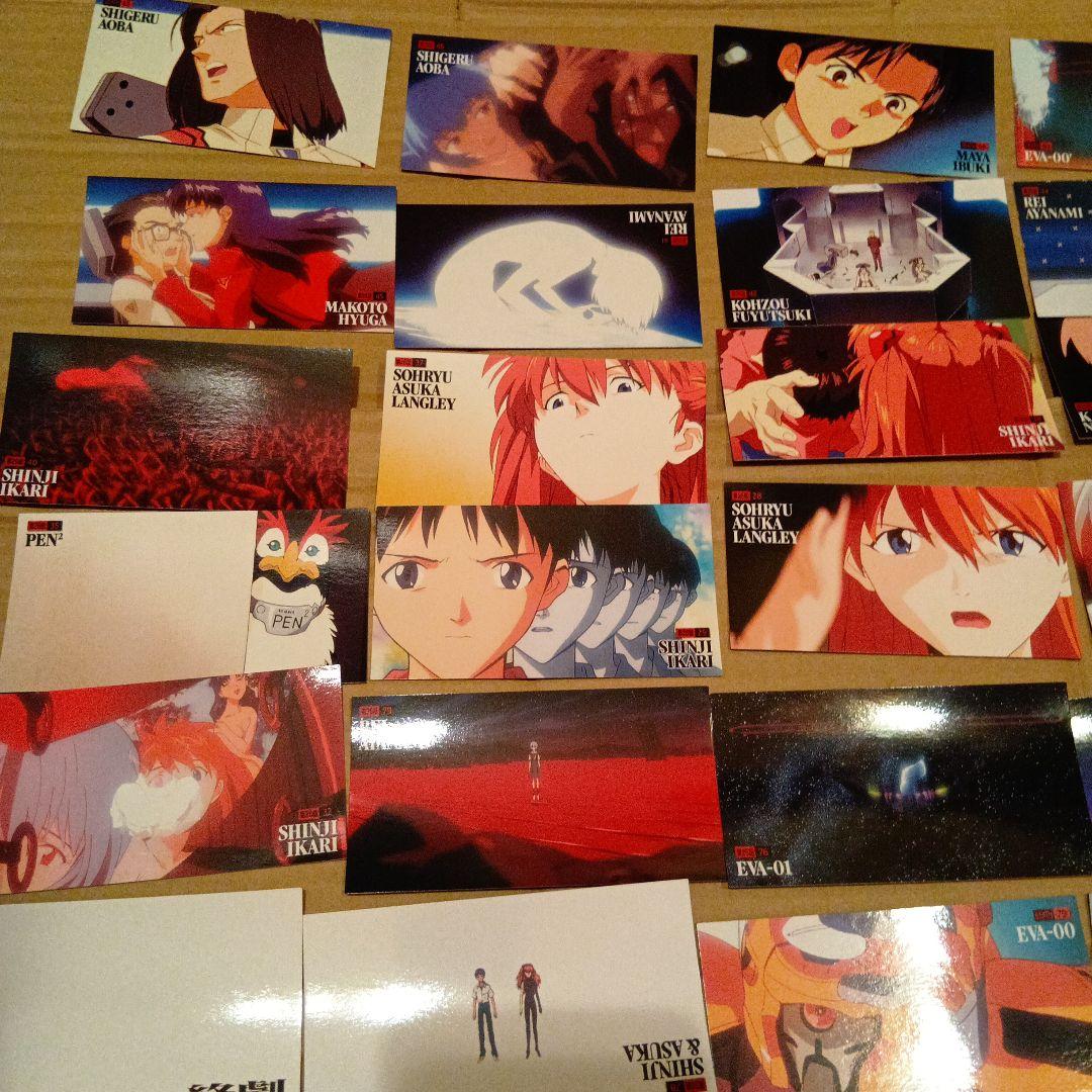 新世紀エヴァンゲリオン ワイド版トレーディングカードセット 80枚ダブり無し