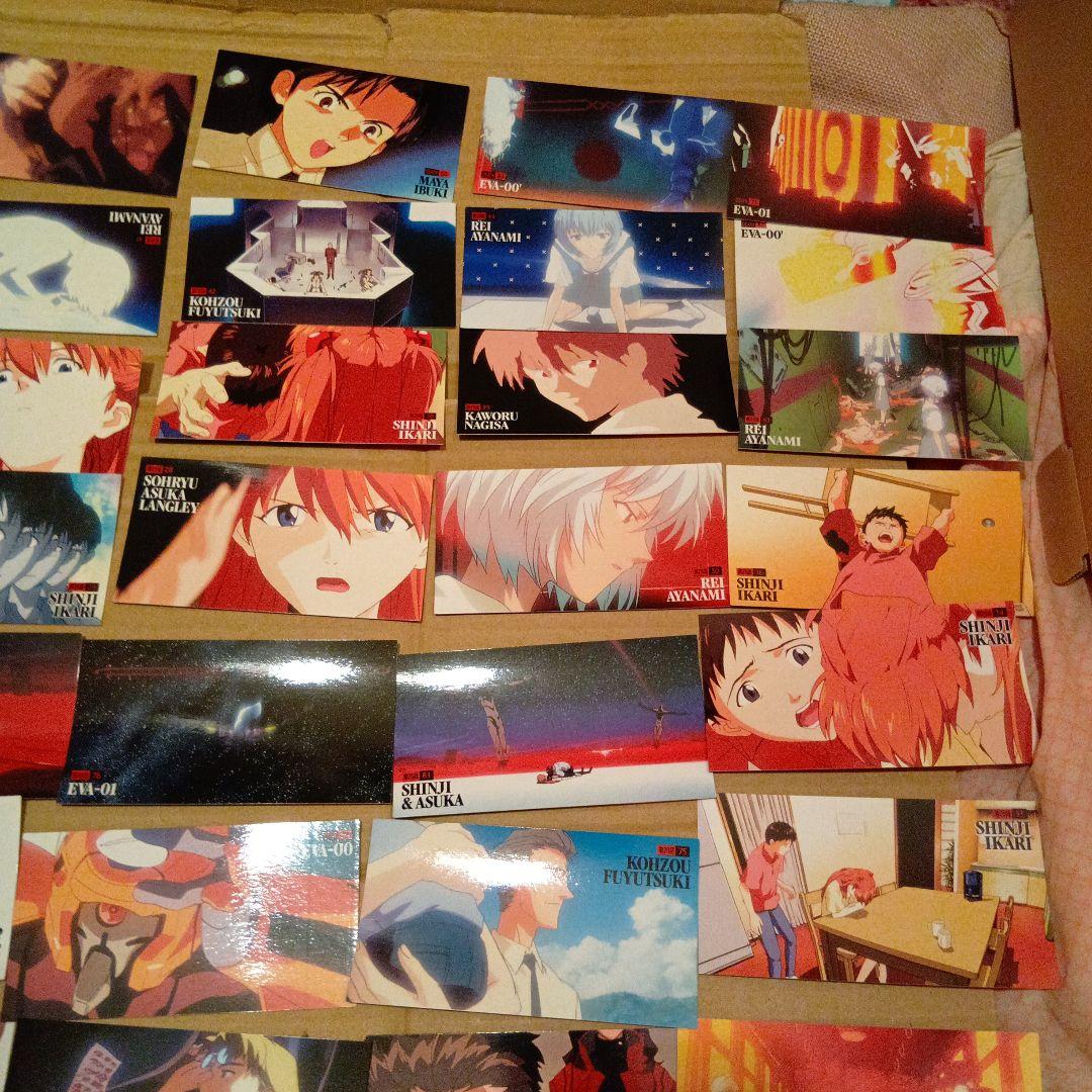 新世紀エヴァンゲリオン ワイド版トレーディングカードセット 80枚ダブり無し