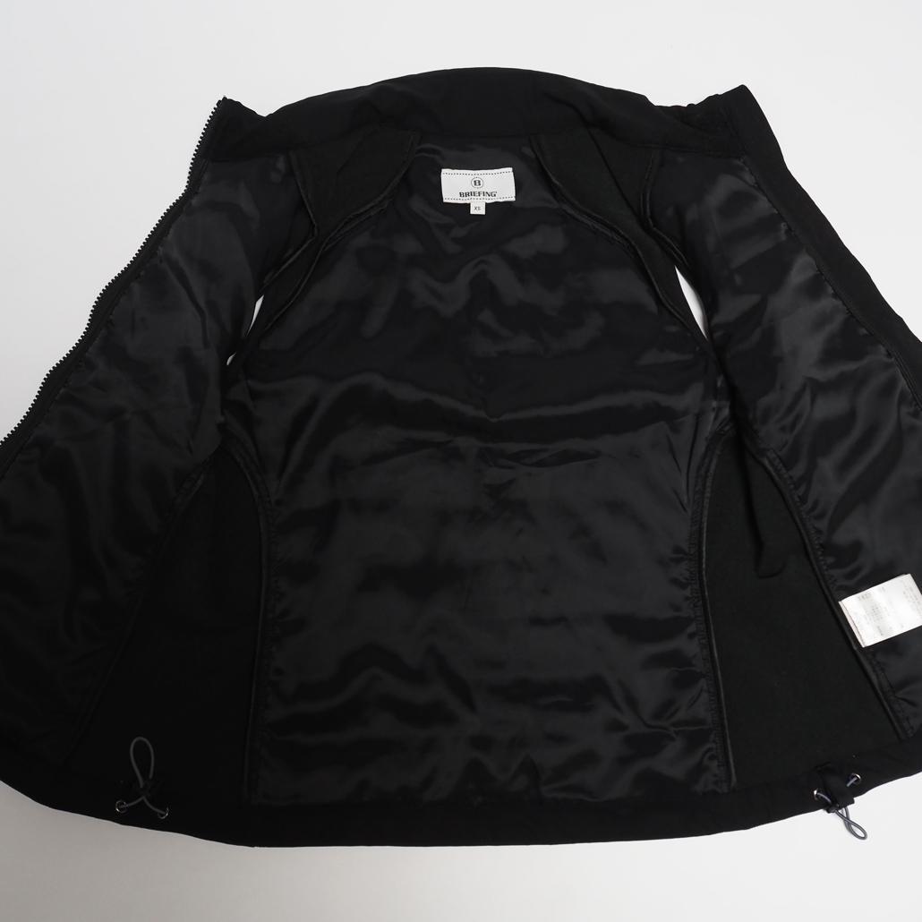 美品 BRIEFING GOLF ウィメンズ中綿ベスト BRG203W30 黒