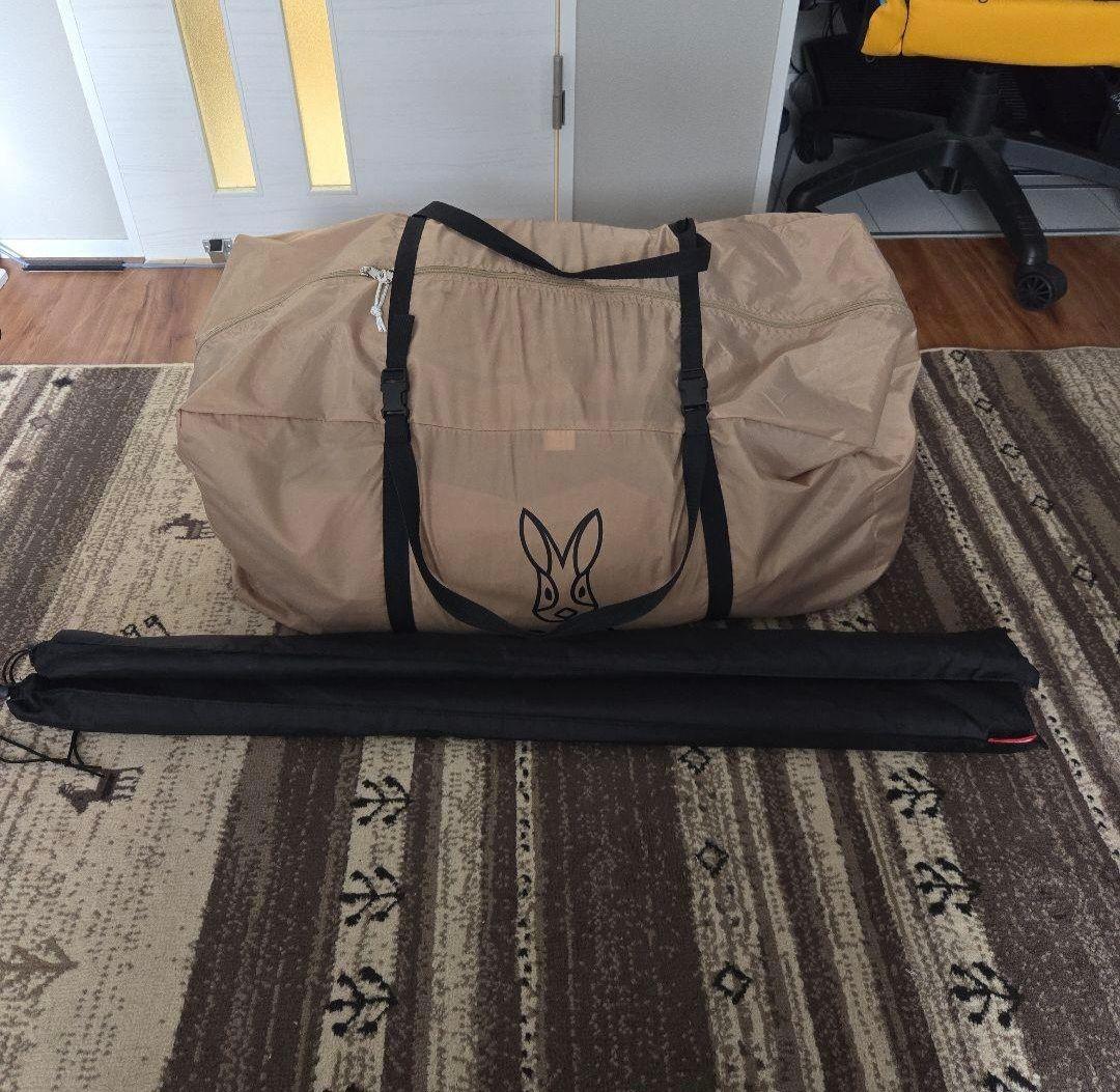 【全部セット】ヤドカリテント本体、ビッグポール、付属品、グランドシート