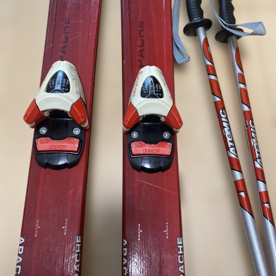 K2 ジュニア　スキー板125㎝　3点セット