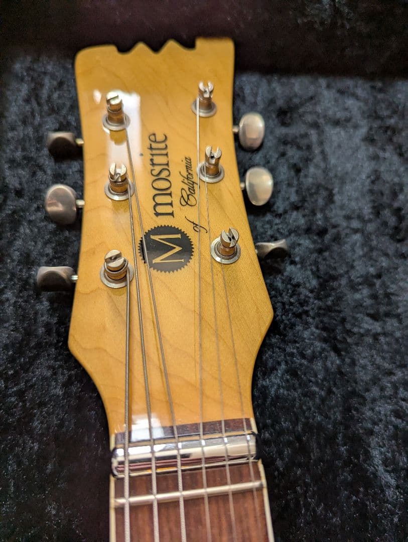 モズライト　Super Custom65 ？ ネックトラ杢　黒雲 mosrite