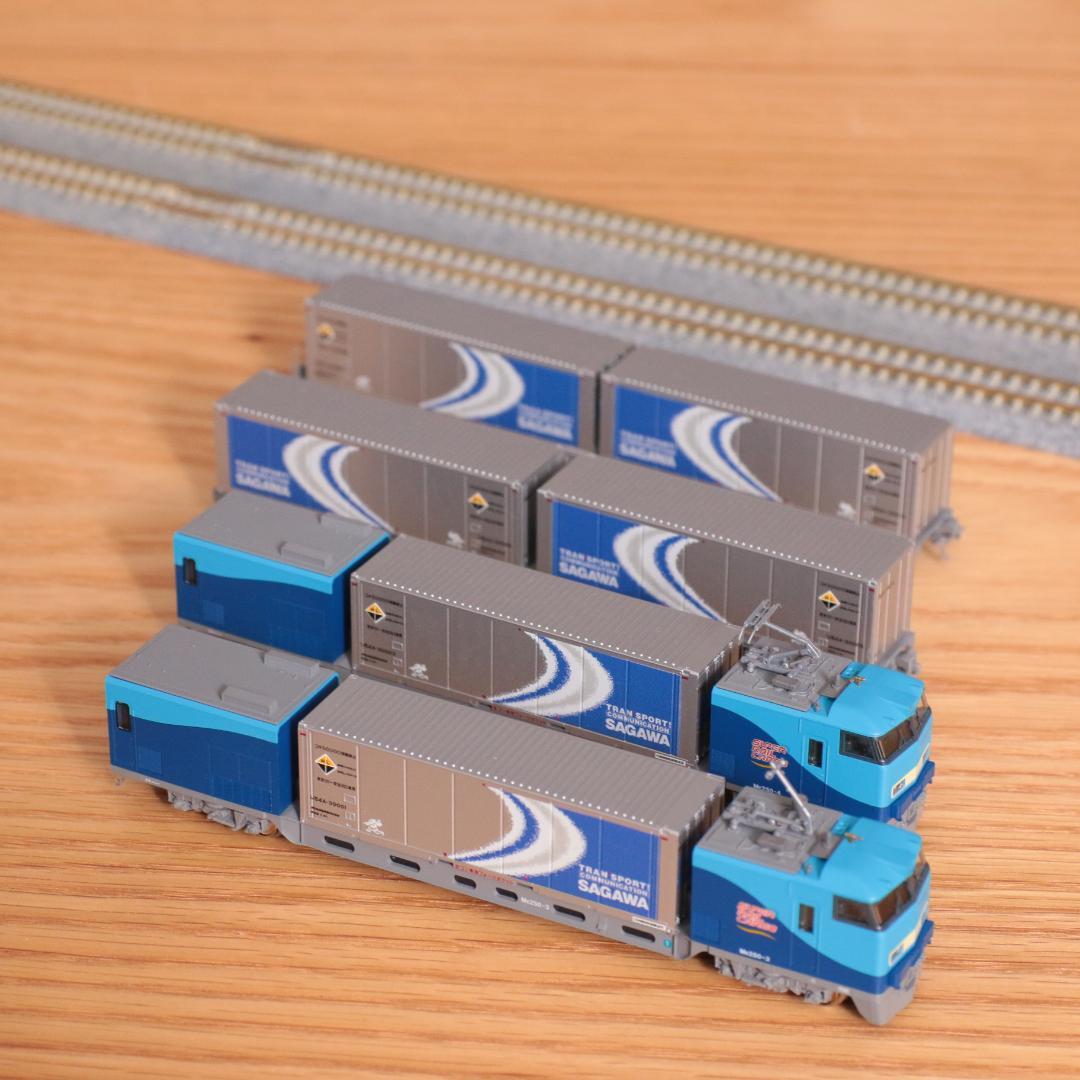 KATO10-1721 M250系スーパーレールカーゴ 基本セット4両 佐川急便