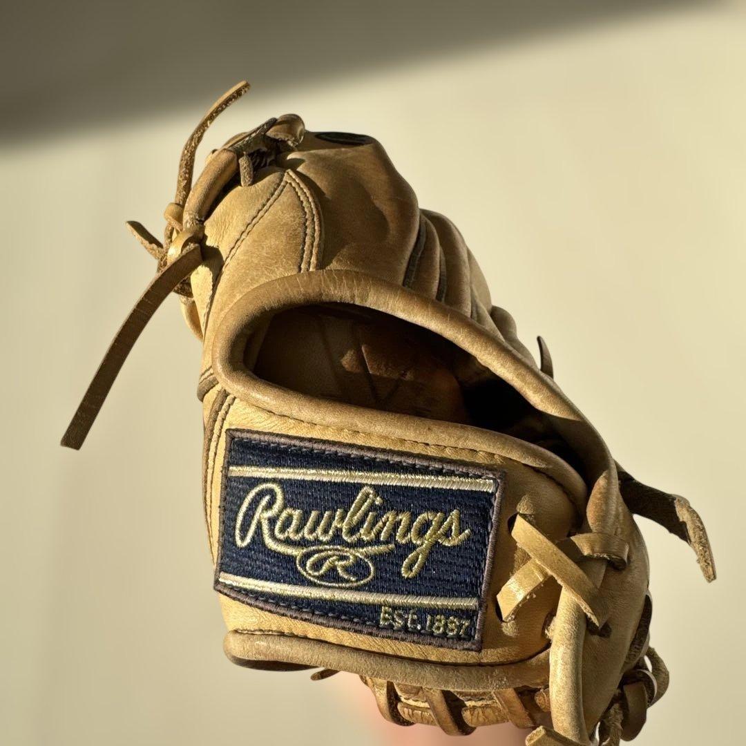 Rawlings 軟式グローブ ベージュ左利き用