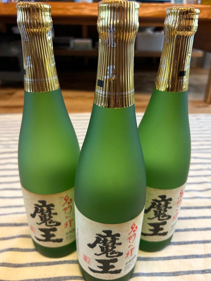 魔王 本格焼酎 720ml 3本　2007年9月詰　古酒