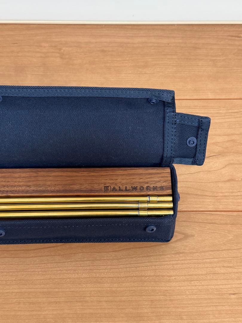 【新品未使用】Fallworks mini table walnut