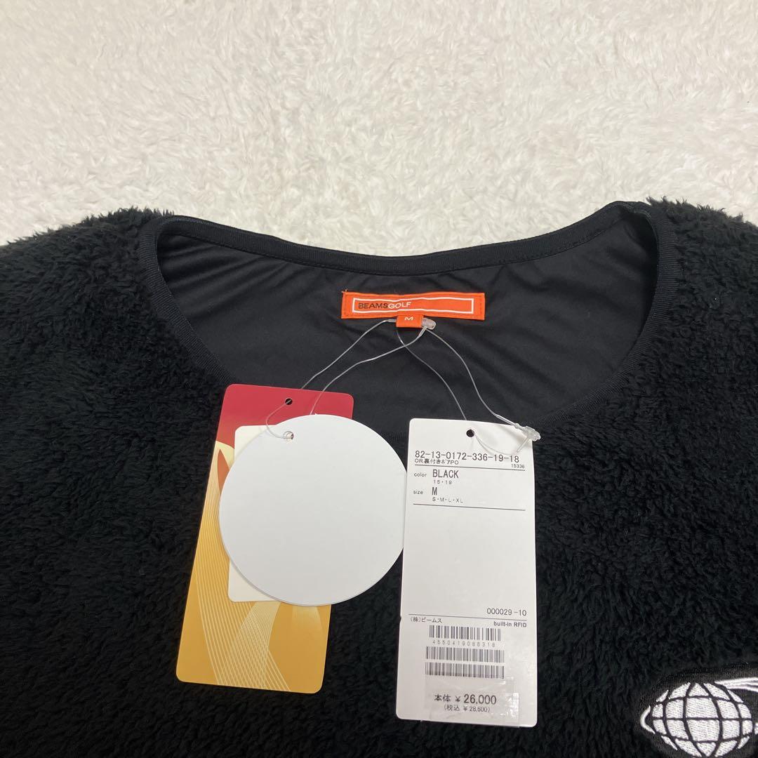 ⭐︎新品未使用タグ付き⭐︎ビームスゴルフ　ボアジャケット　ロゴ刺繍　ゴルフウエア