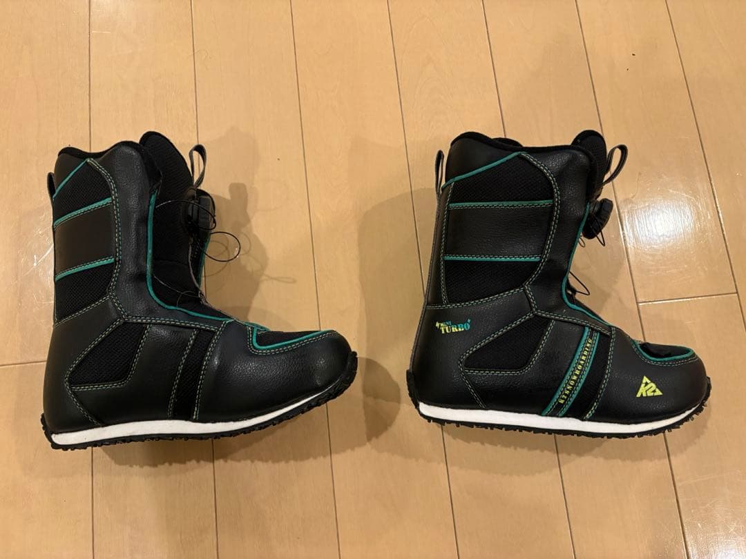 K2 スノーボード セット　ブラック/グリーン　110