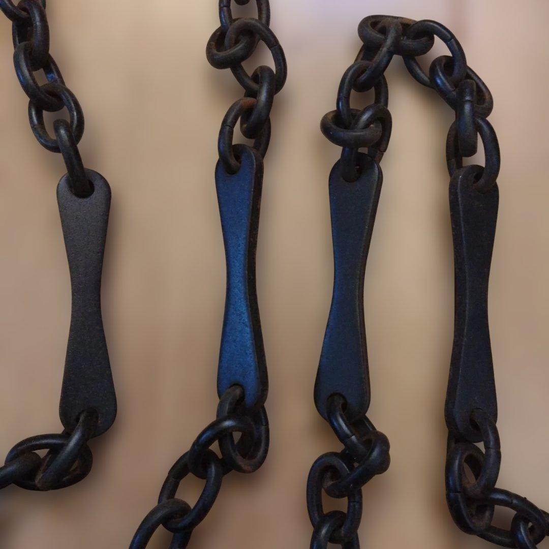 釣釜道具　釜鎖　茶道具