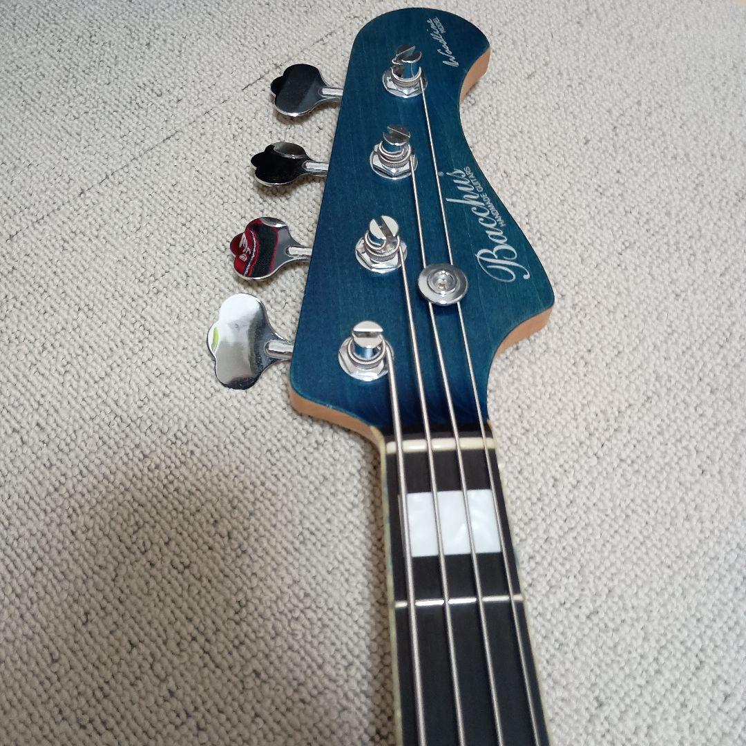 ベース Bacchus WOODLINE ASH4 BLUE OIL