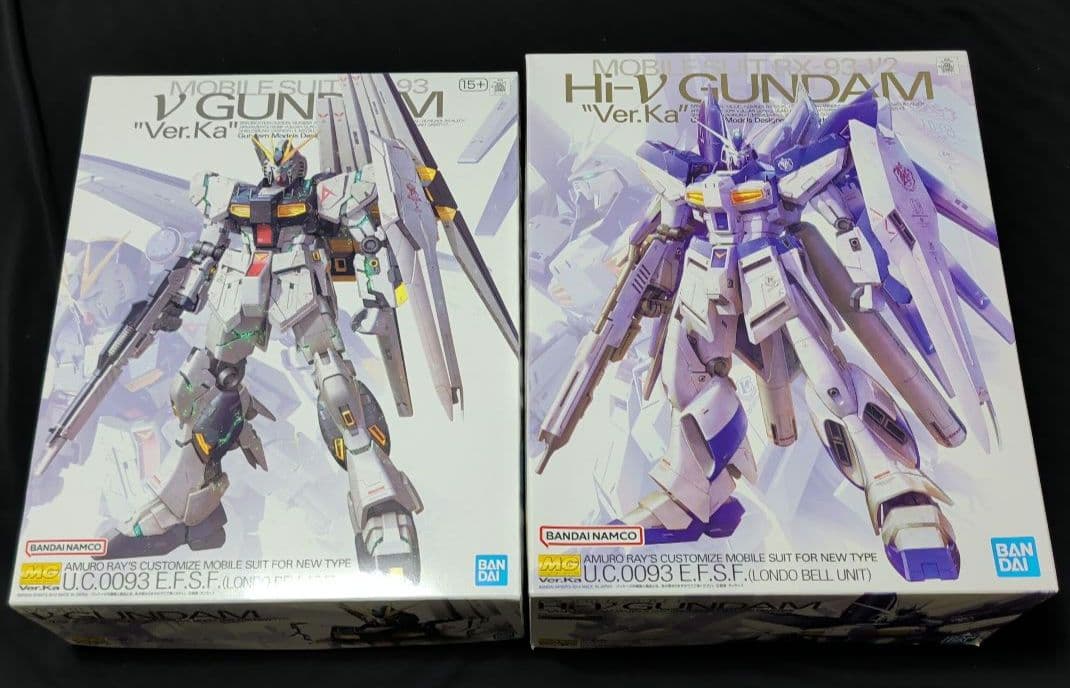 MG ニューガンダム & ハイニューガンダム セット