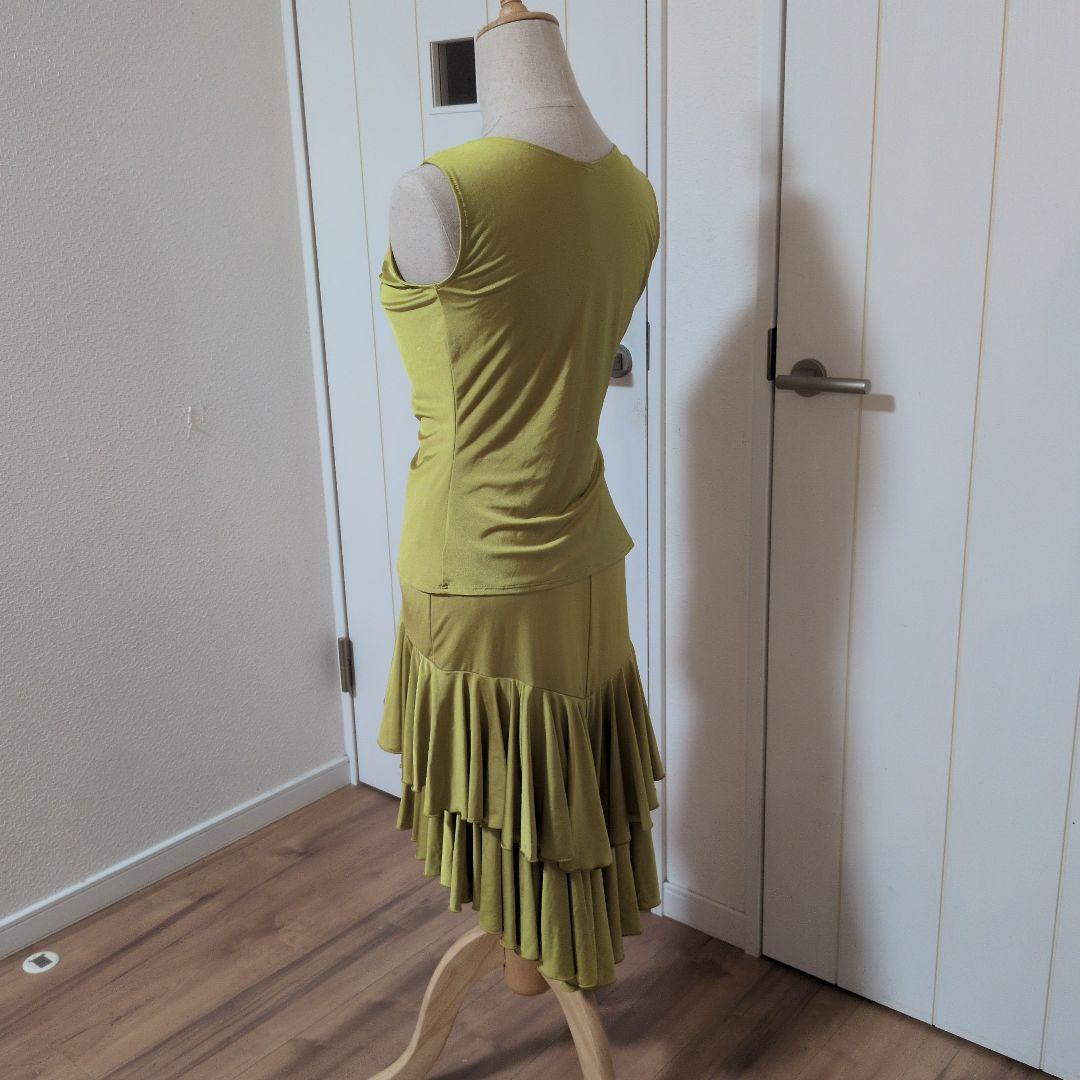 社交ダンス　ラテン　チャコット　Chacott　ドレス　セットアップ　サイズS