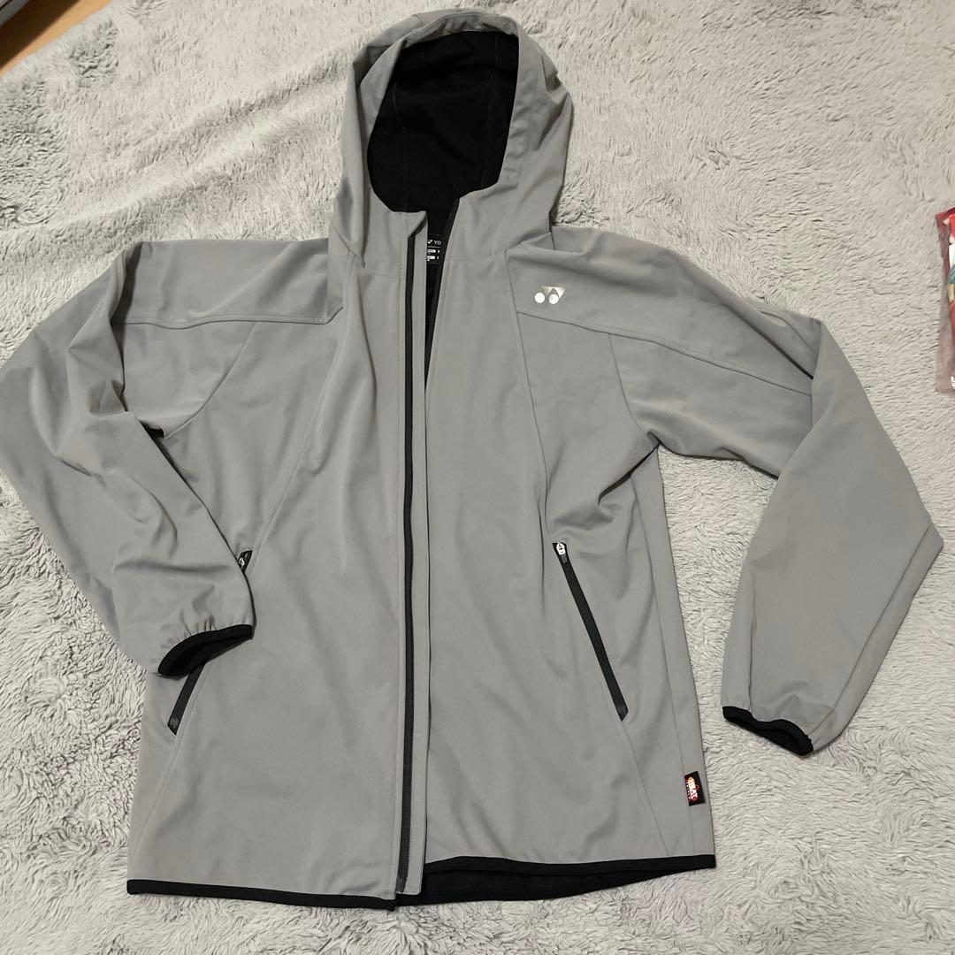 YONEX フード付きジャケット JP M グレー