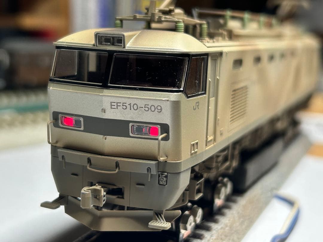 KATO EF510 JR貨物色(銀)ウェザリングディテールアップ