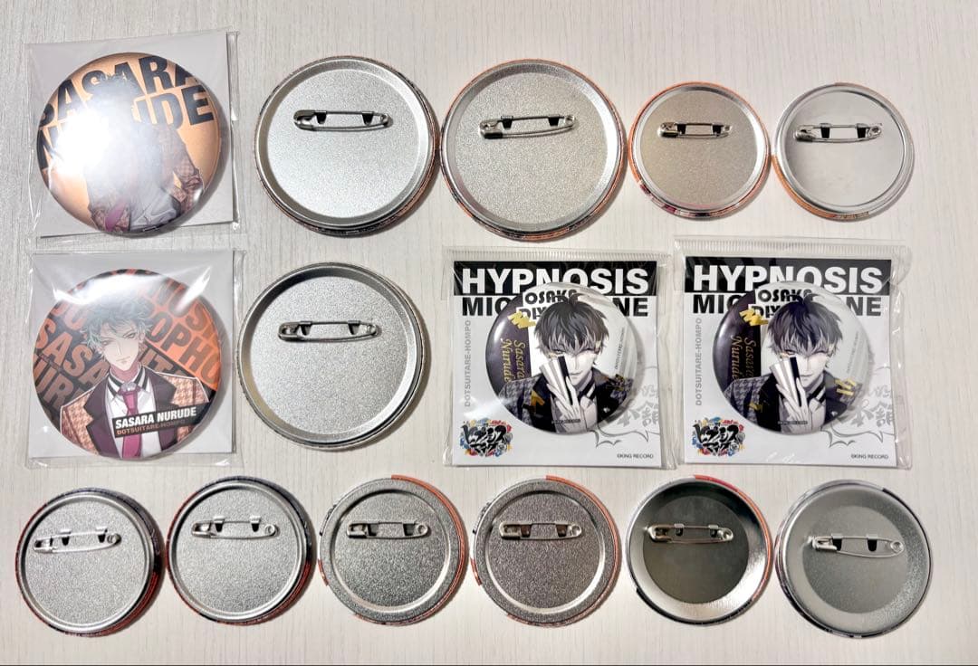 白膠木 簓 缶バッジ セット ヒプマイ