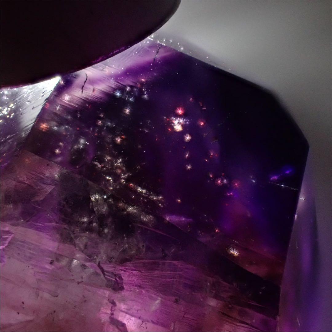 【ジンバブエ/ザンベジ産】アメジスト(Incゲーサイト)