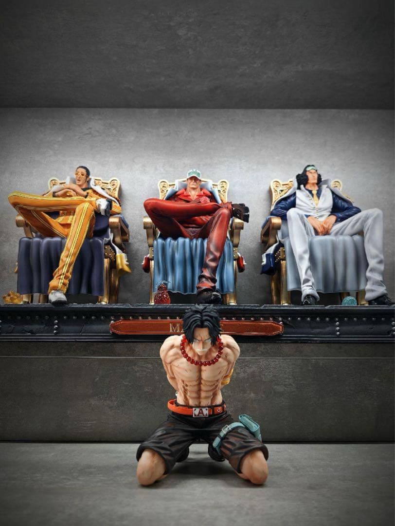 ワンピース 海軍本部三大将 赤犬 青雉 黄猿【2年前】フィギュア ガレージキット