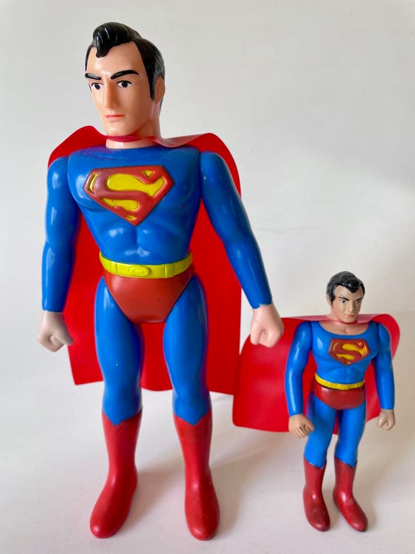スーパーマン　フィギュア　2体セット　ビンテージ 昭和レトロ　レア