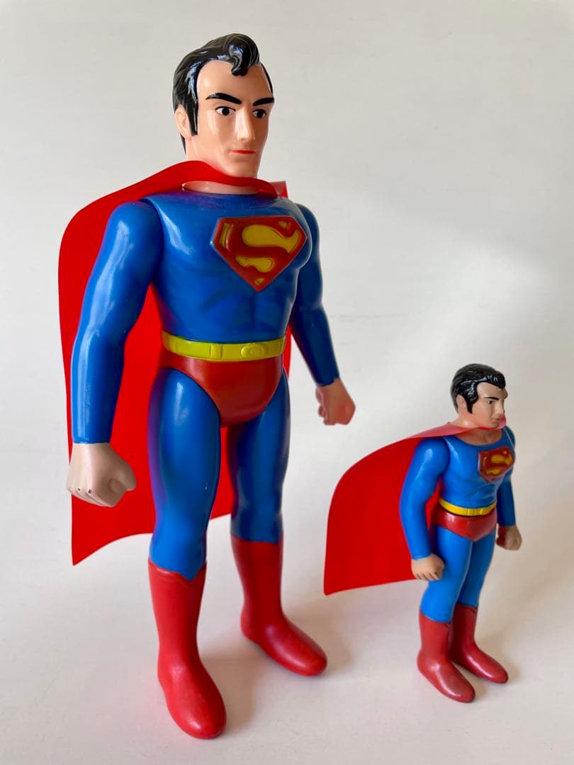 スーパーマン　フィギュア　2体セット　ビンテージ 昭和レトロ　レア
