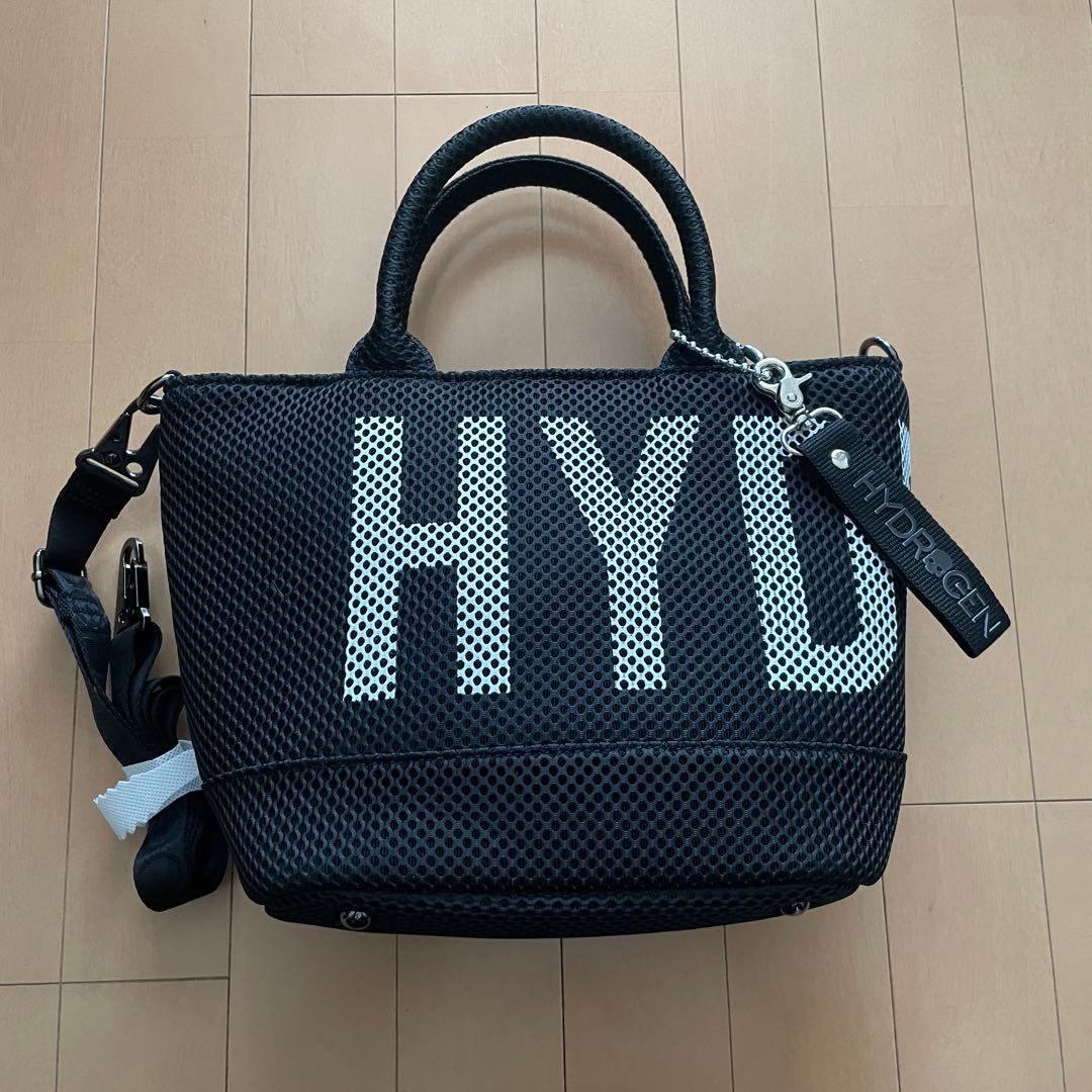HYDROGEN 2WAY メッシュミニトートバッグ ブラック