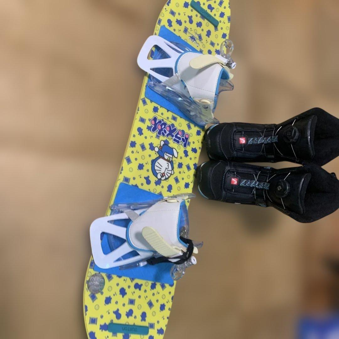 バートンDoraemon スノーボード イエローライドブーツ