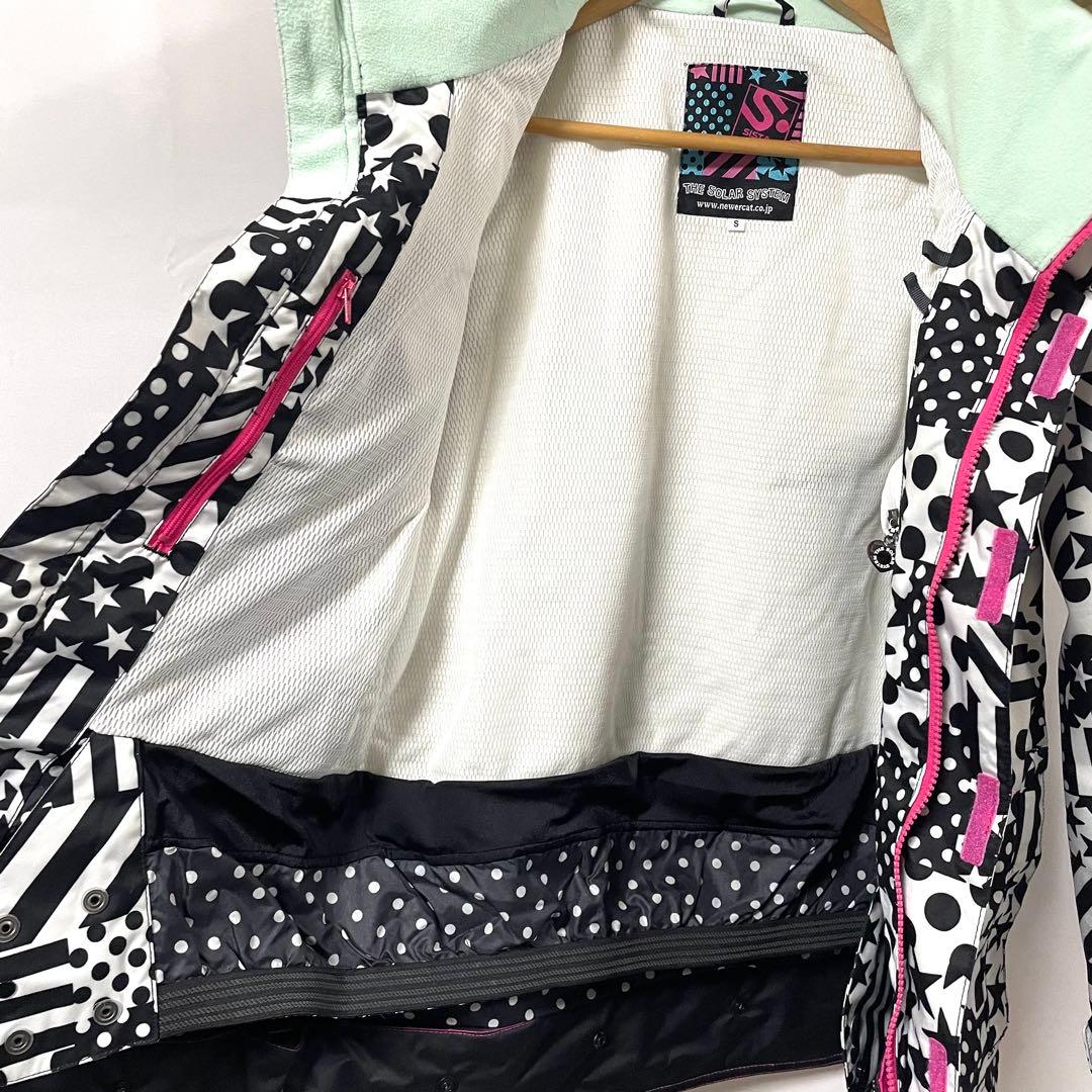 SISTA.J スノーボードウェア S 総柄 ウィンタースポーツ スキー