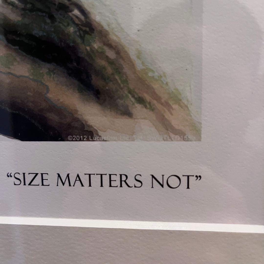 最終値下 star wars 額装 アート スターウォーズ ポスター ヨーダ