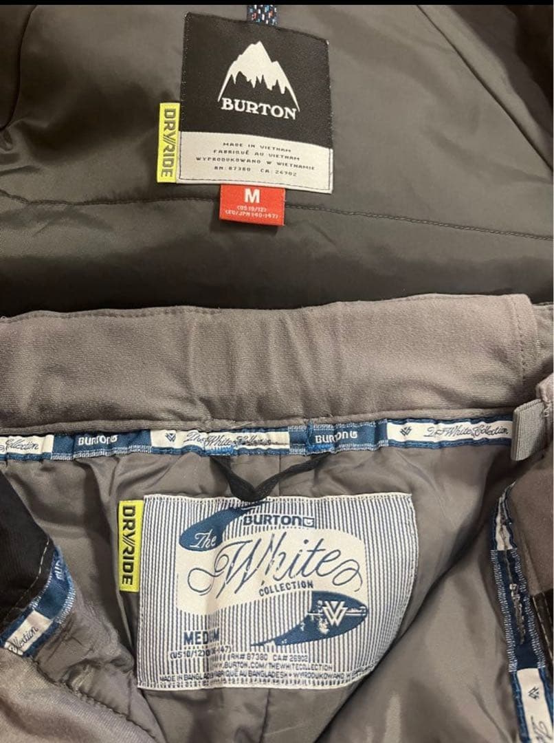 BURTON スノーボード　ジャケット パンツセット Mサイズ