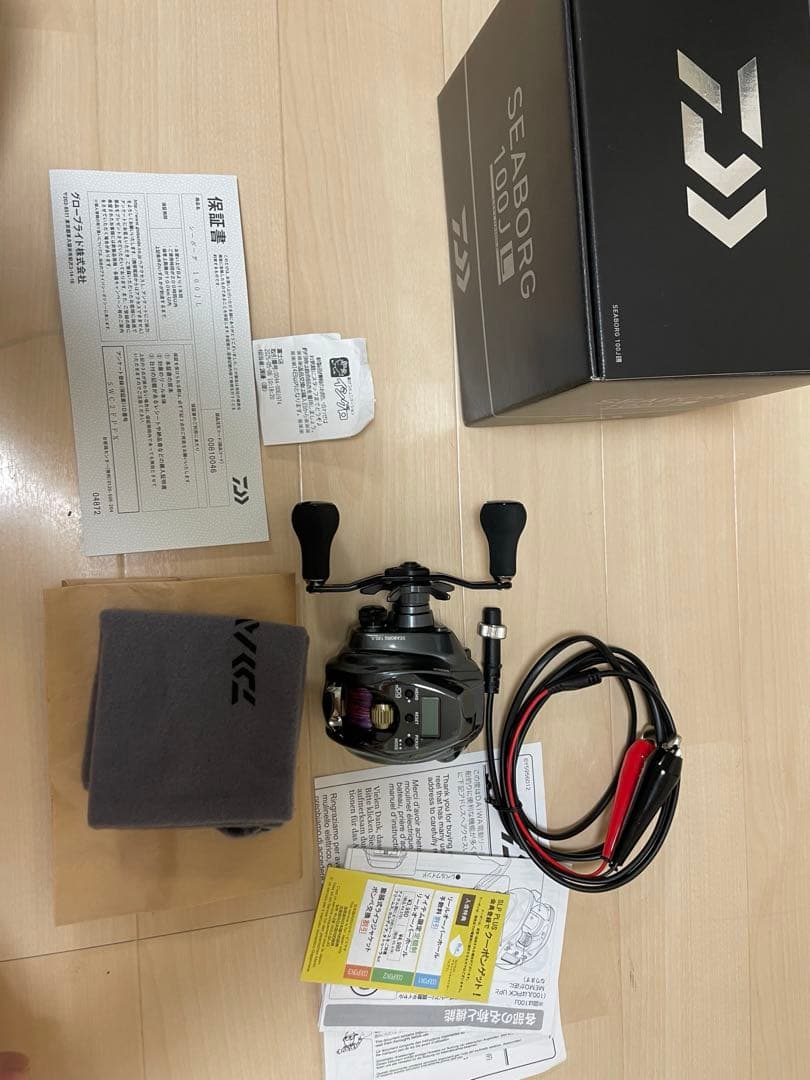 【新品未使用】ダイワ　24シーボーグ100JL（左）　PE1号300mセット品