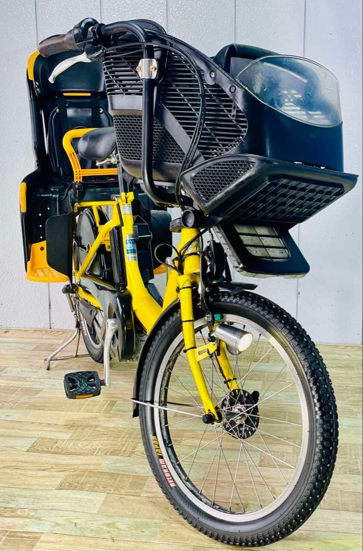 ★2786ブリヂストン8.7アンペア 20インチ子供乗せ電動アシスト自転車