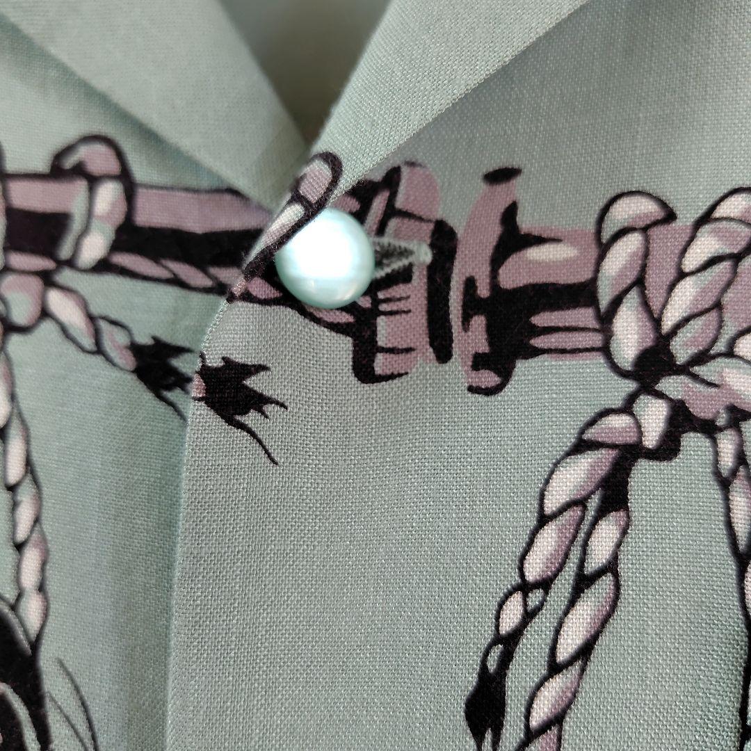 STAR OF HOLLYWOOD シュランケンヘッドレーヨンシャツsize M