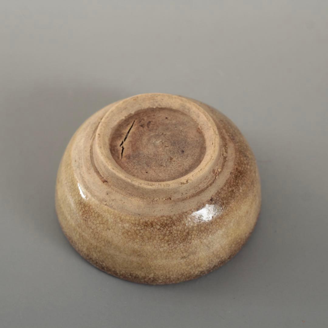 灰釉 盃 黄瀬戸 江戸初 古美術 古道具 アンティーク 酒器 ぐい呑み