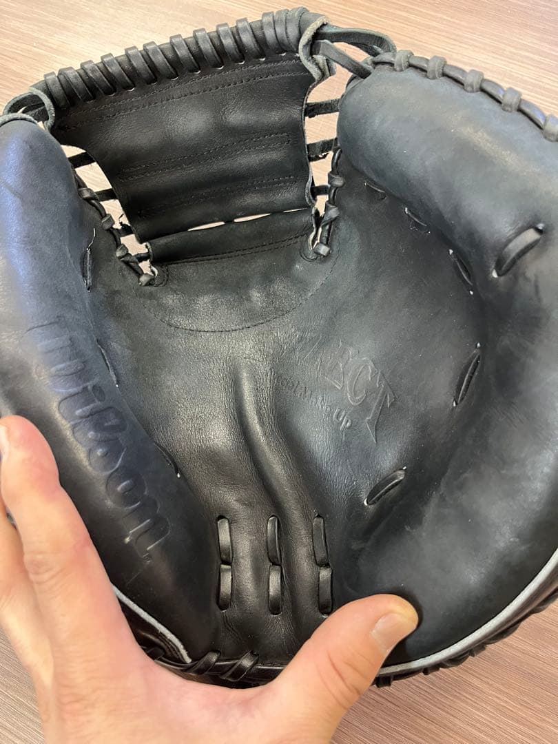 Wilson キャッチャーミット 黒　硬式用