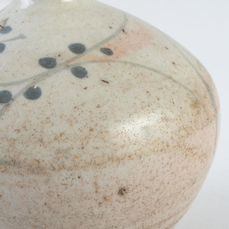 伊万里焼　古伊万里　染付　花文　油壷　小壷　V　9727