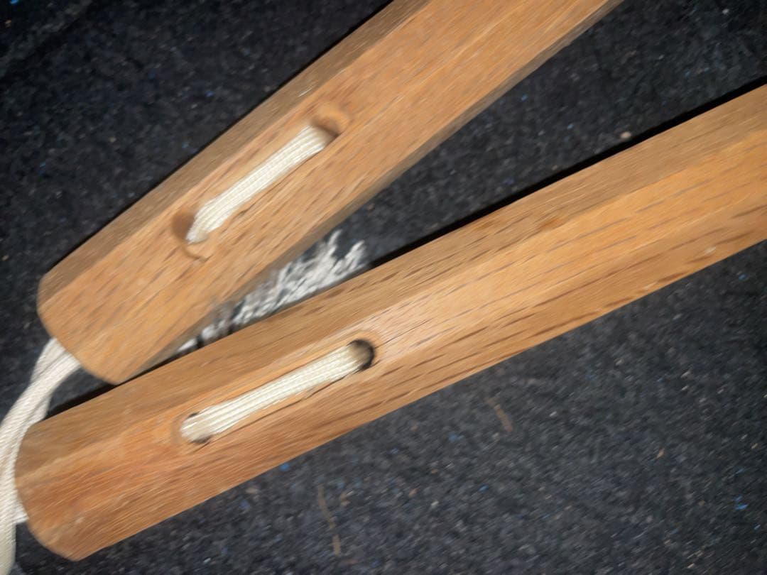 激レア 希少 40年前 木製 ヌンチャクNo5 全日本空手道連盟