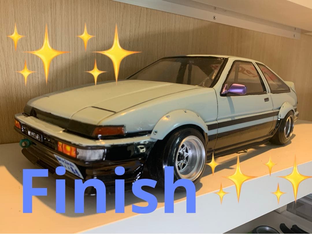 AE86 オーバーフェンダー 取付方法