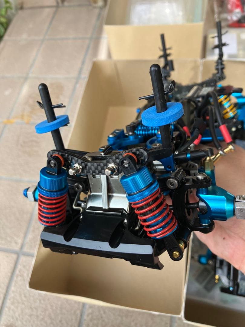 タミヤM05シャーシ　メカ&OP他パーツ多数付き